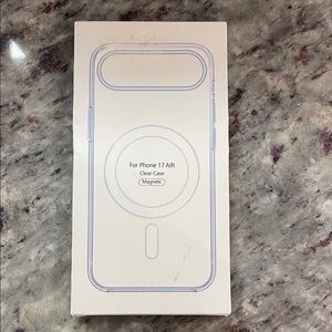 NEW As-is Clear Silicone Case for iPhone 17 Air